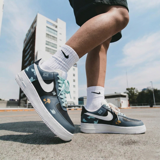 Muichiro Tokito Demon Slayer Custom Air Force 1 Shoes