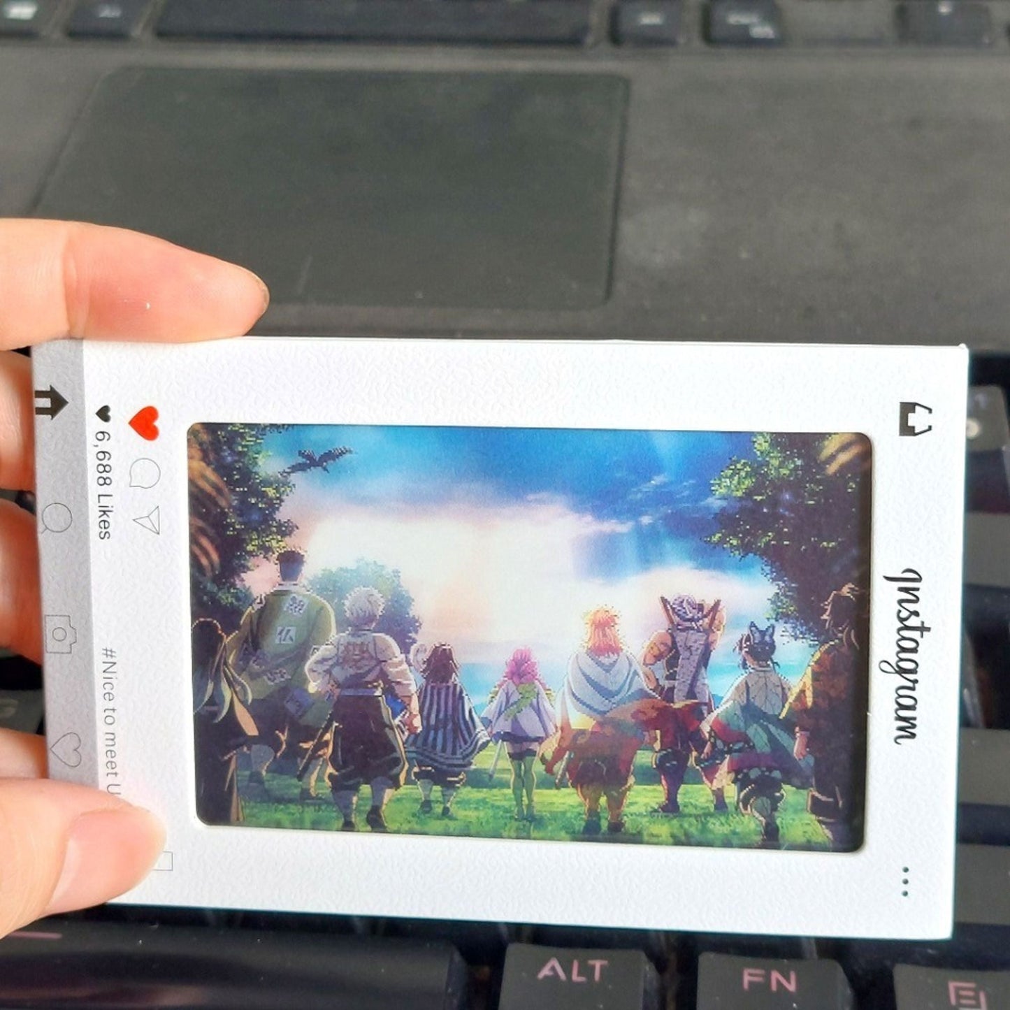 Demon Slayer  3D Memorial Card – Limited Edition