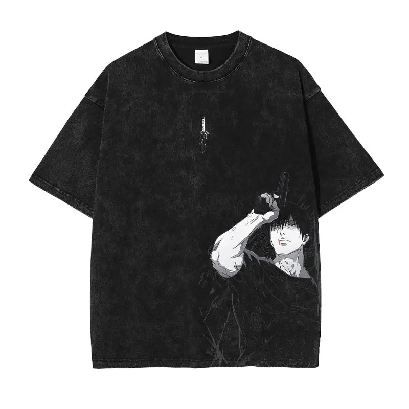 TOJI FUSHIGURO - RELAXED WASH T-SHIRT