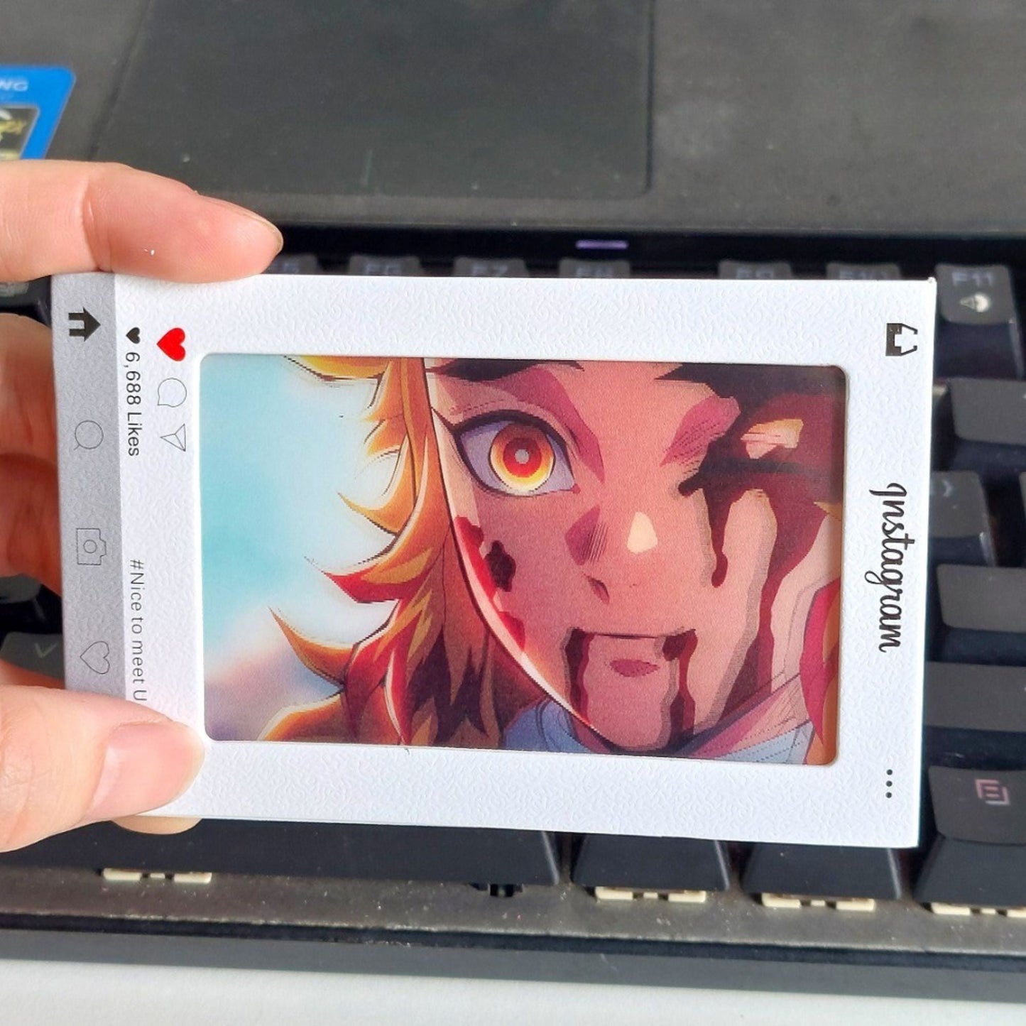 Demon Slayer  3D Memorial Card – Limited Edition
