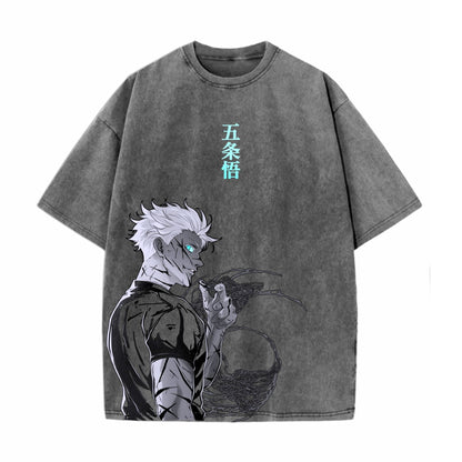 GOJO SATORU - STONE WASH T-SHIRT
