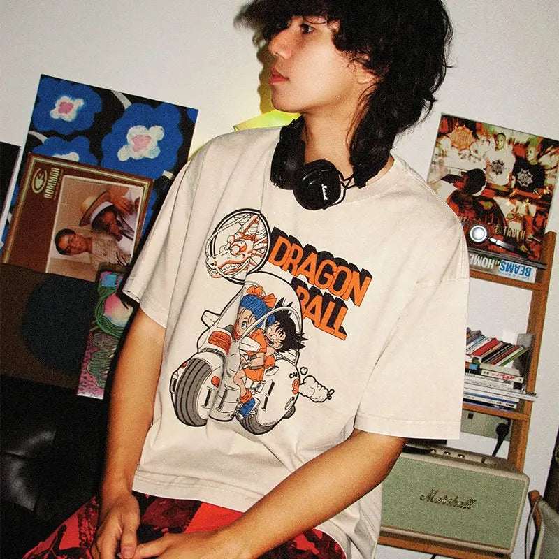 DRAGON BALL - STONE WASH T-SHIRT