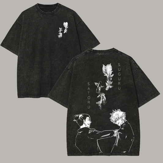 GOJO X GETO– STONE WASHED TEE