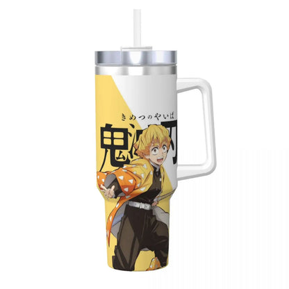 Demon Slayer 40 oz Tumbler with Handle and Straw